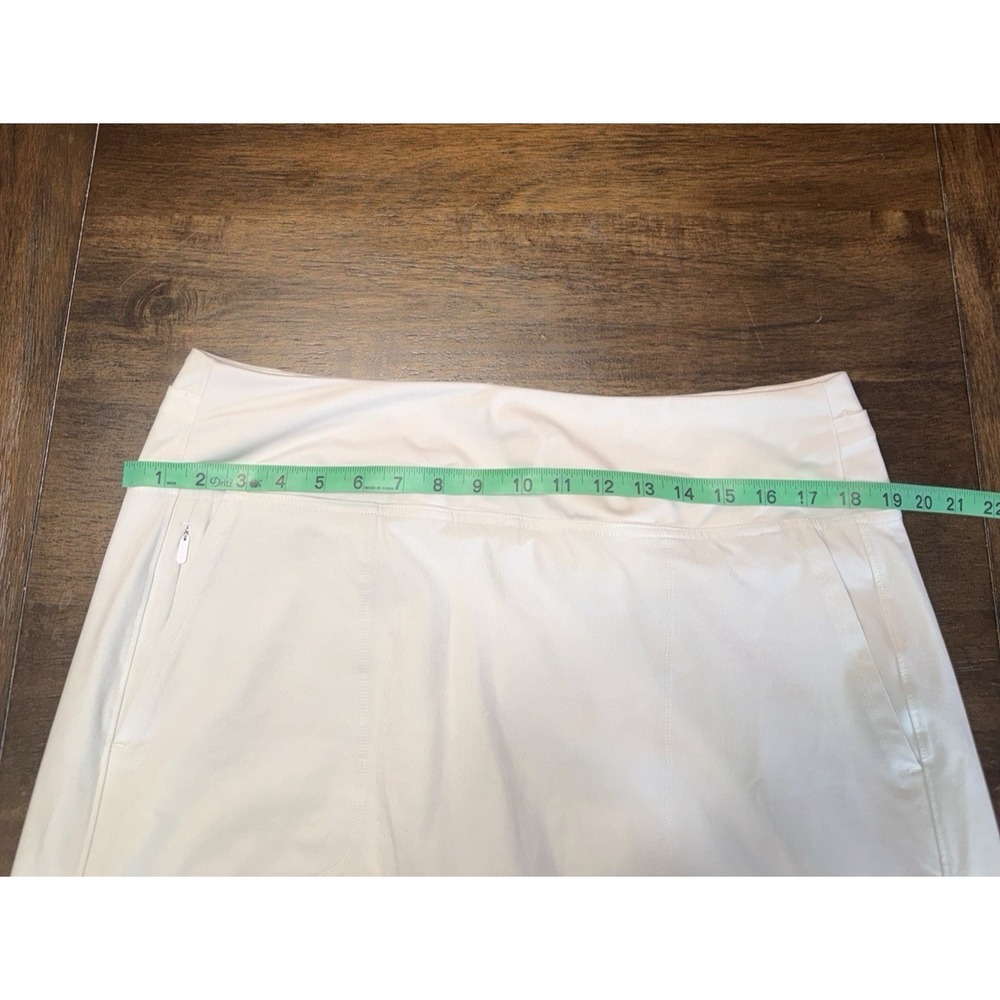 Athleta Golf Skort Skirt Ace Tennis Pickleball Women's XL 17" 628735 White - Picture 6 of 10